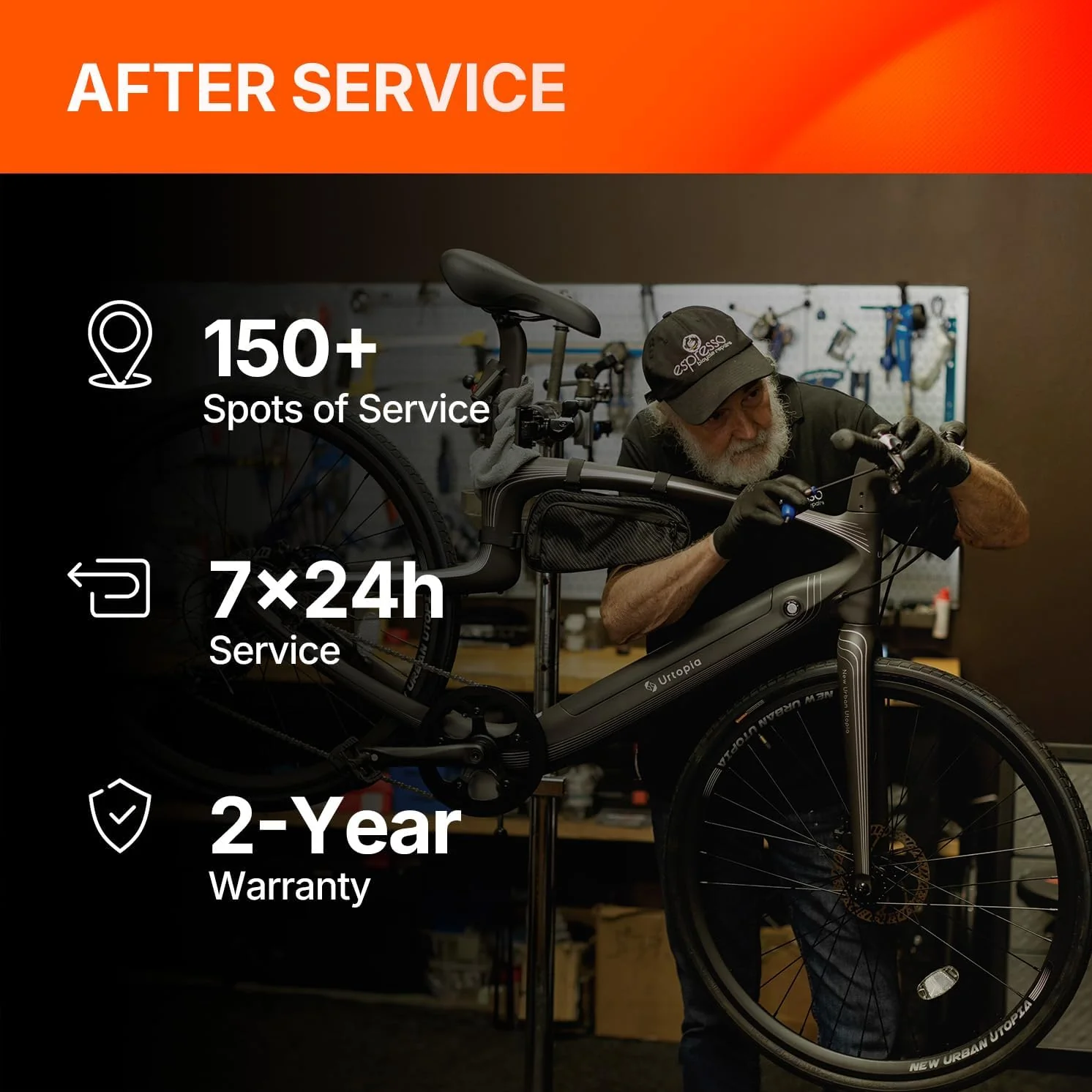 Urtopia Carbon 1Pro Electric Bike 37 lbs - Image 8